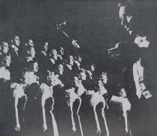 Roger Wagner Chorale - Salli Terri, front row, 2nd from right
